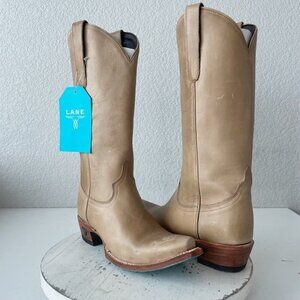Lane EMMA JANE Womens Cowboy Boots 6.5 Butterscotch Western Cowgirl Mid Calf